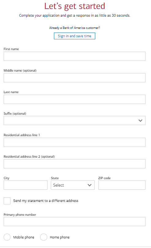 how to apply for Bank of America® Customized Cash Rewards 2