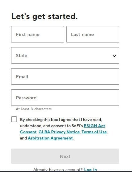 sofi card application 2
