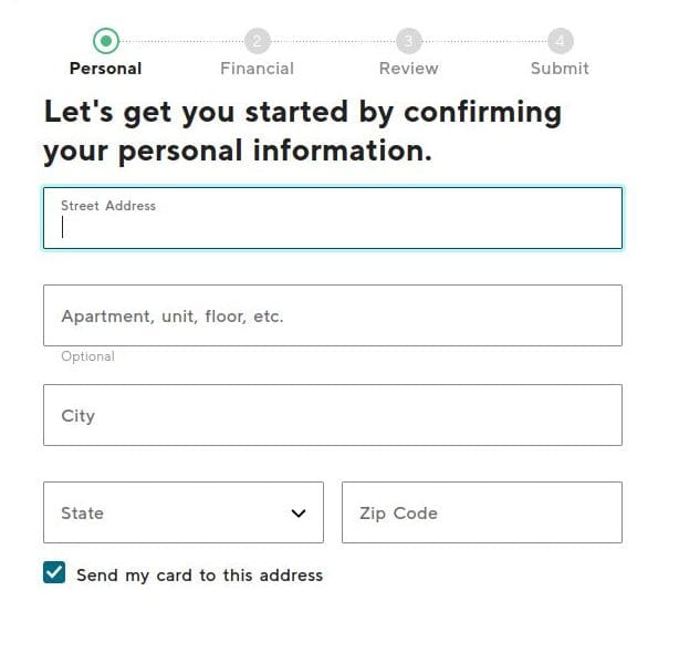 sofi card application 3