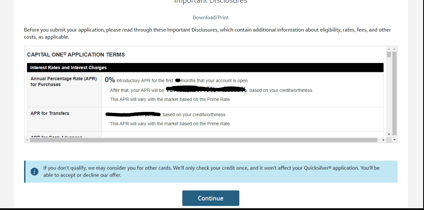 application process last step