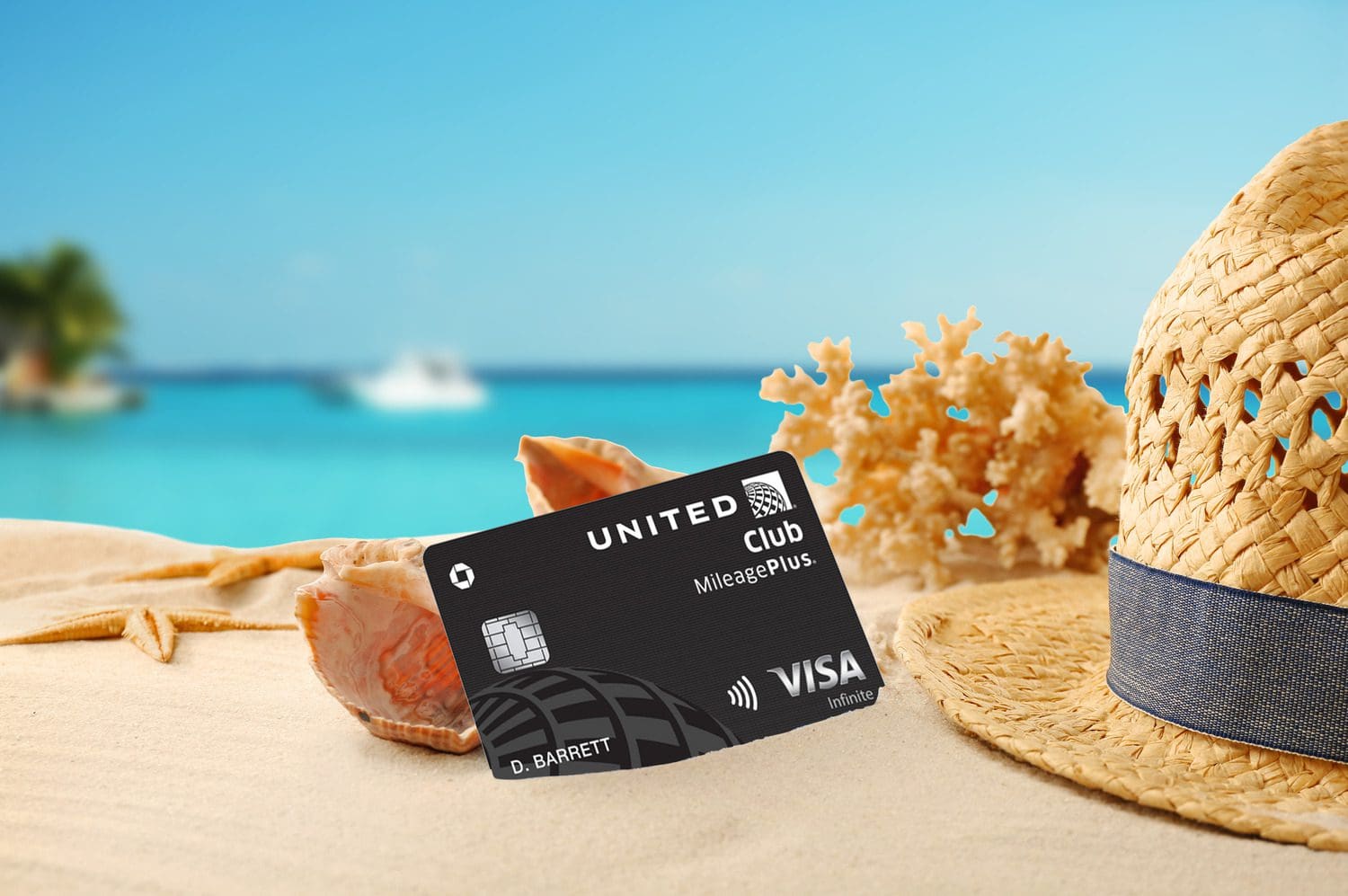 United Club Infinite Card on landscape background