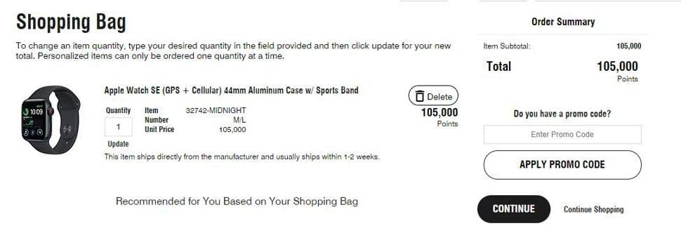 redeem Marriot points on shopping