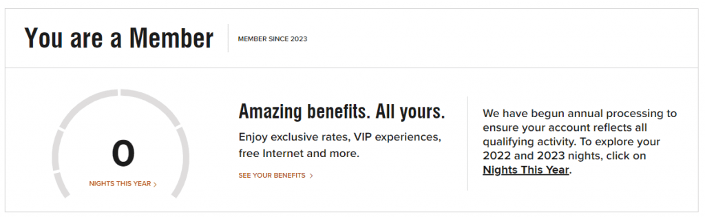 join marriot bonvoy program - profile