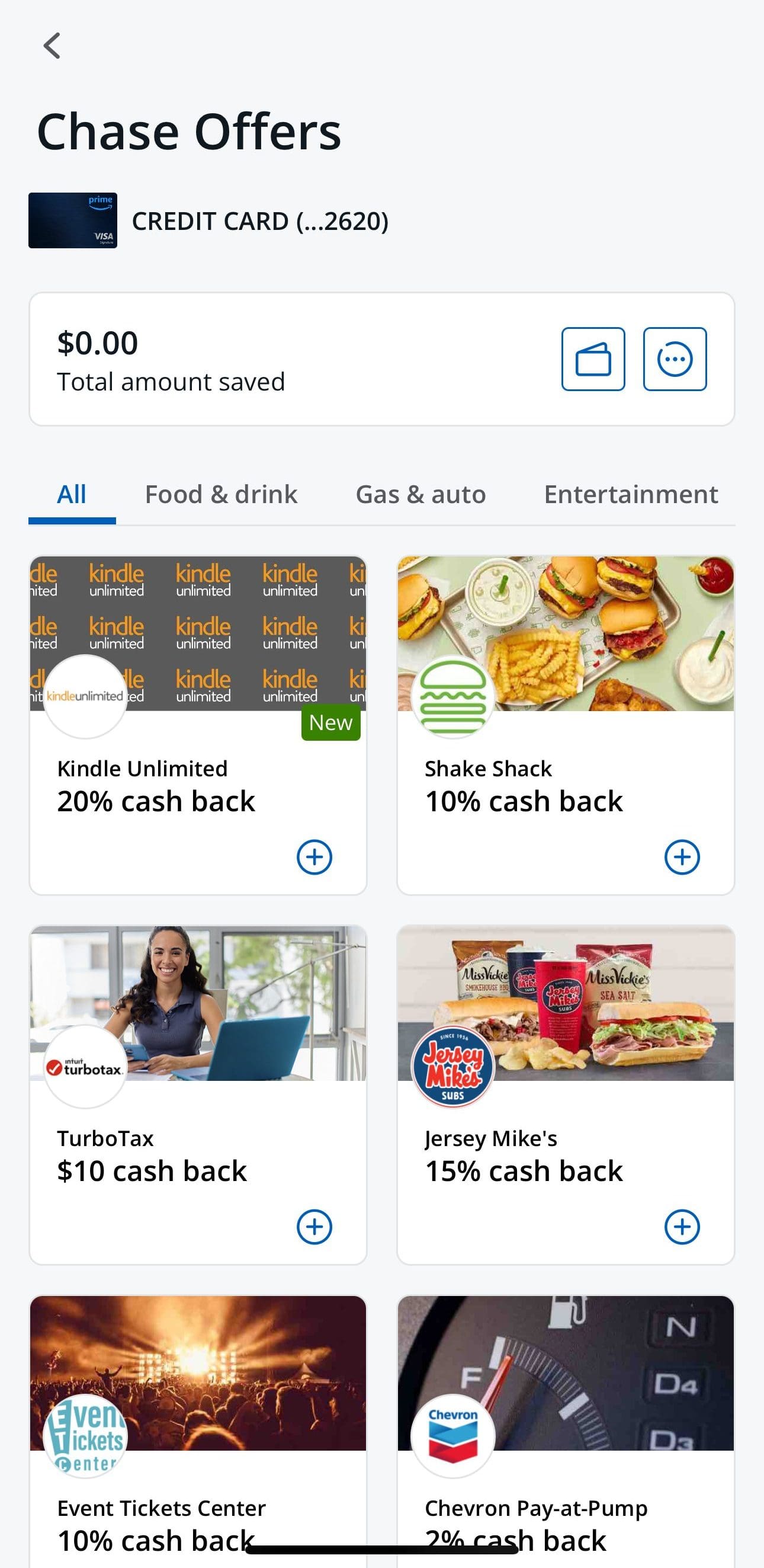 Amazon Prime Visa card offers and deals