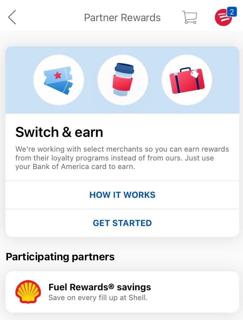 BoFa reward partners