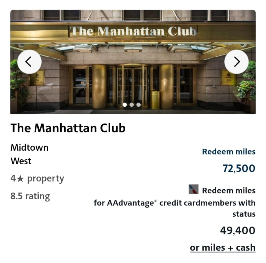 Book an experience with American Airlines