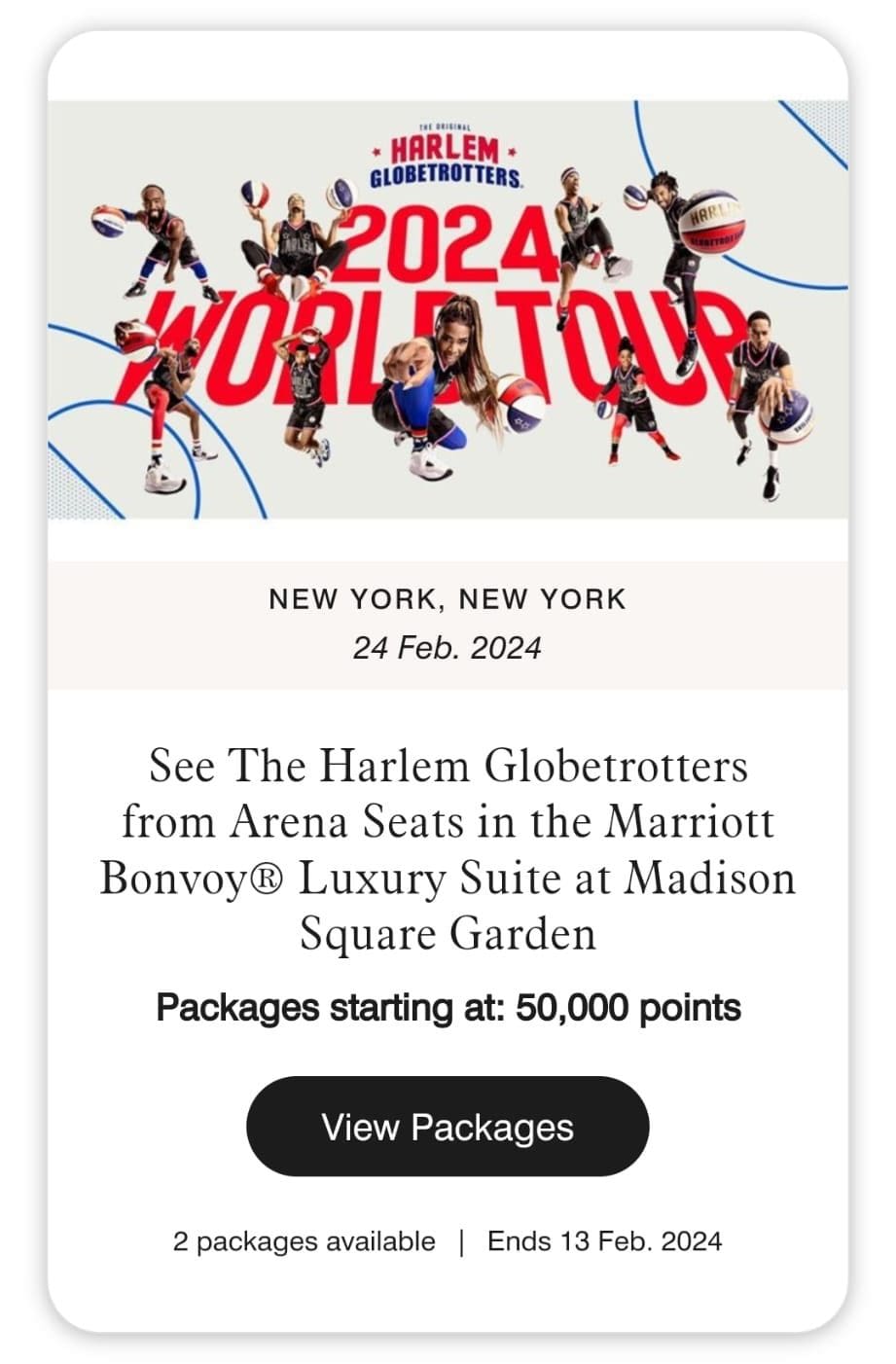 Book experience with Marriot points