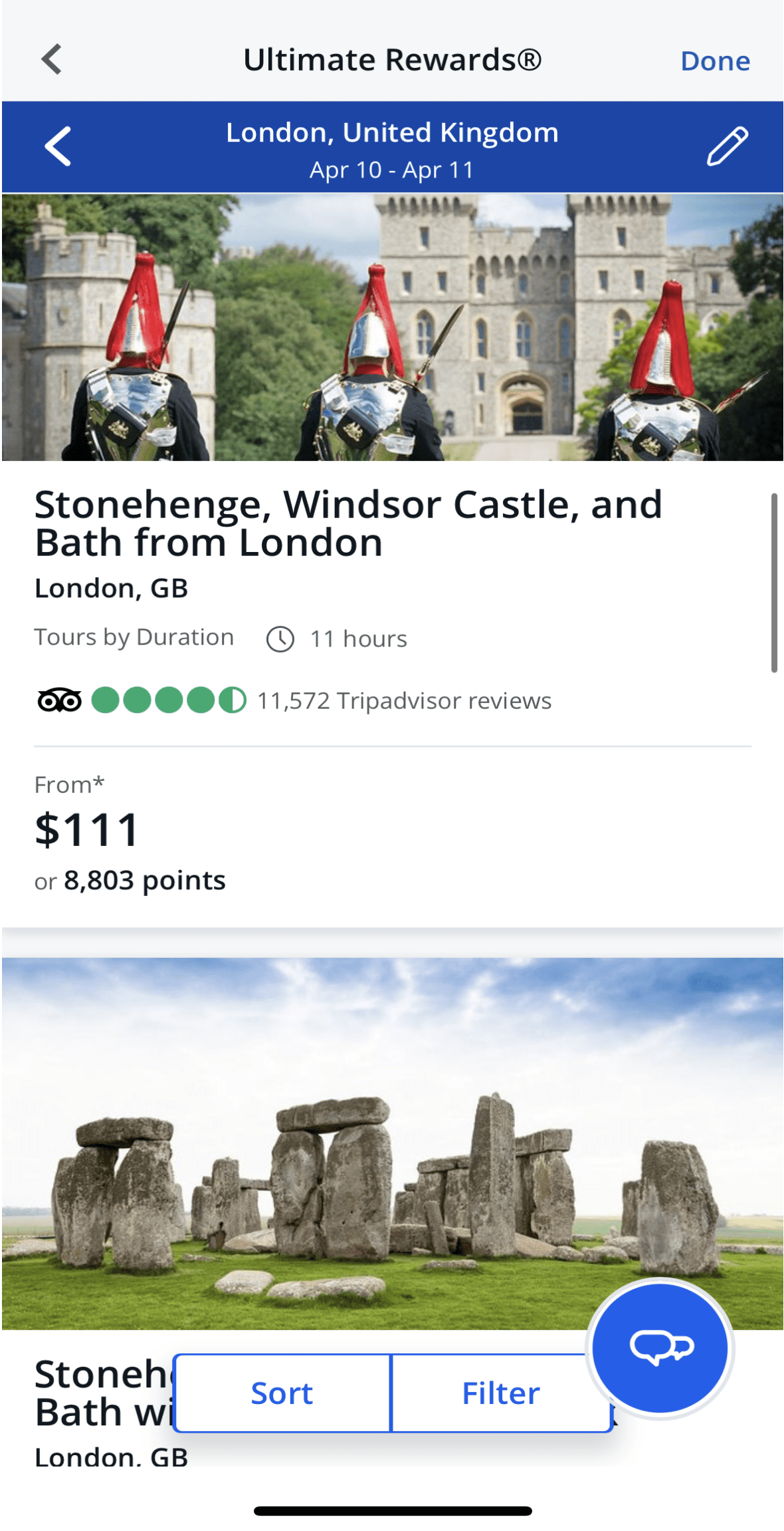 Chase redeem points for experience