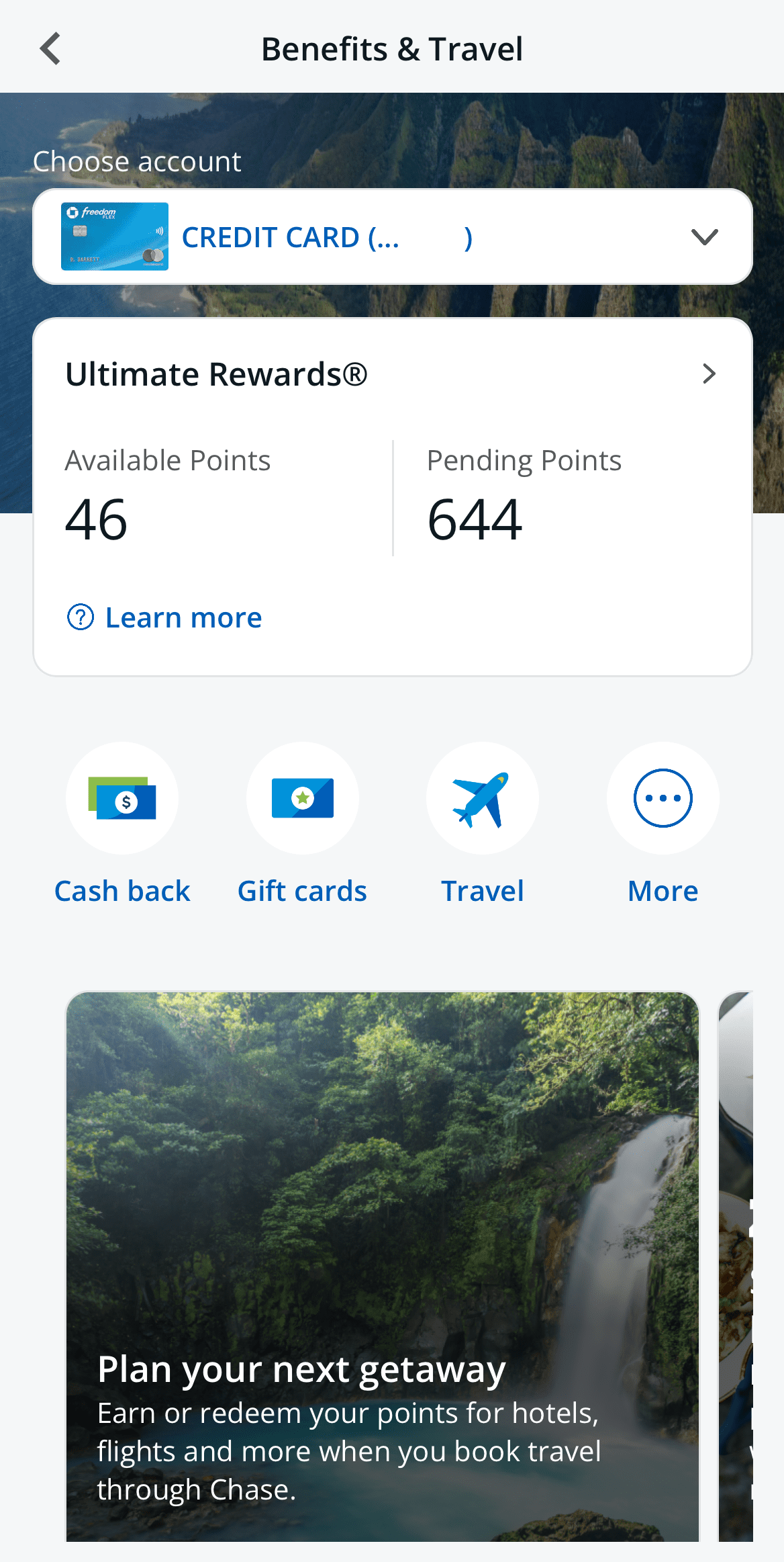 Chase Freedom Flex redeem rewards on benefits and travel