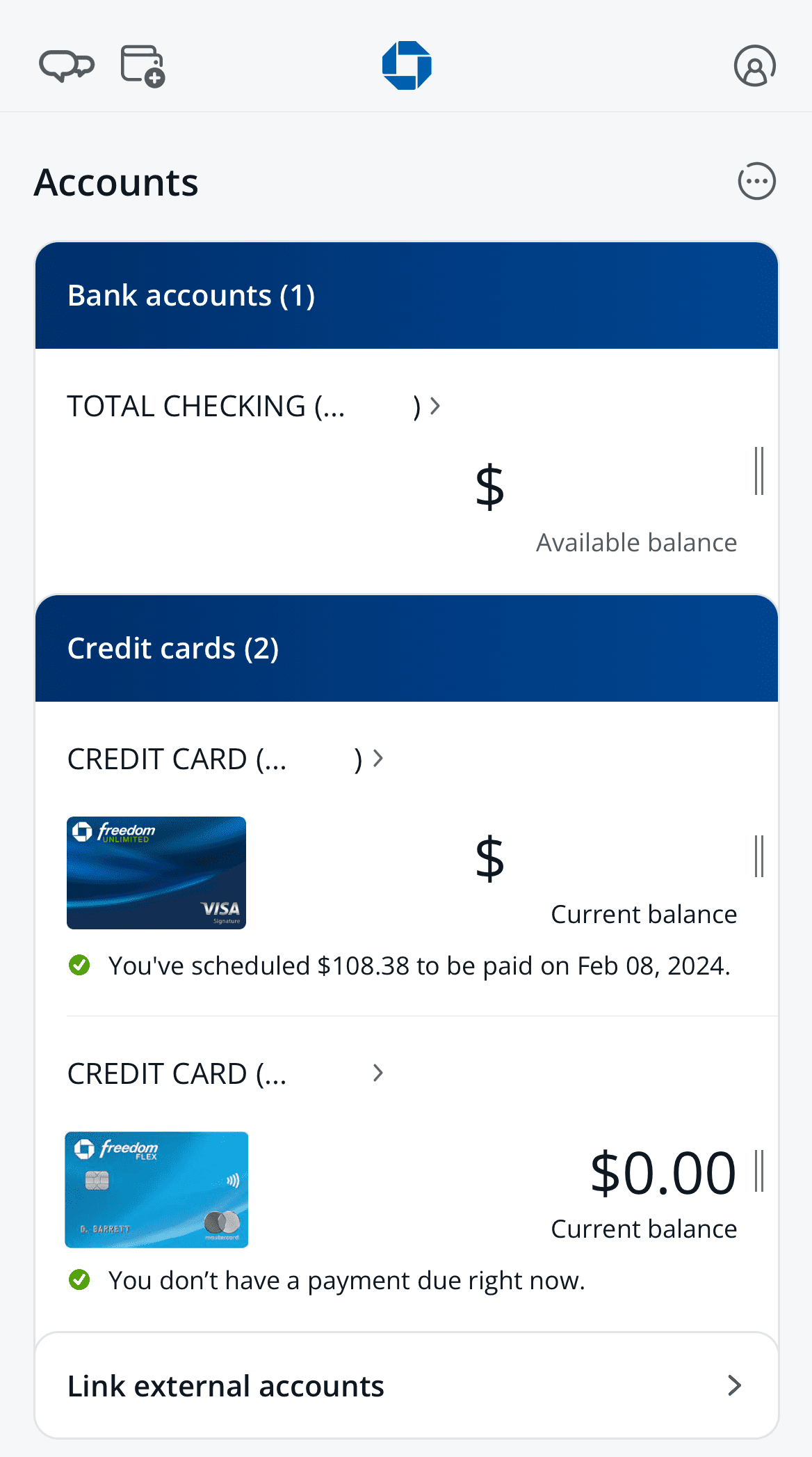 Chase Freedom Unlimited and Flex card management